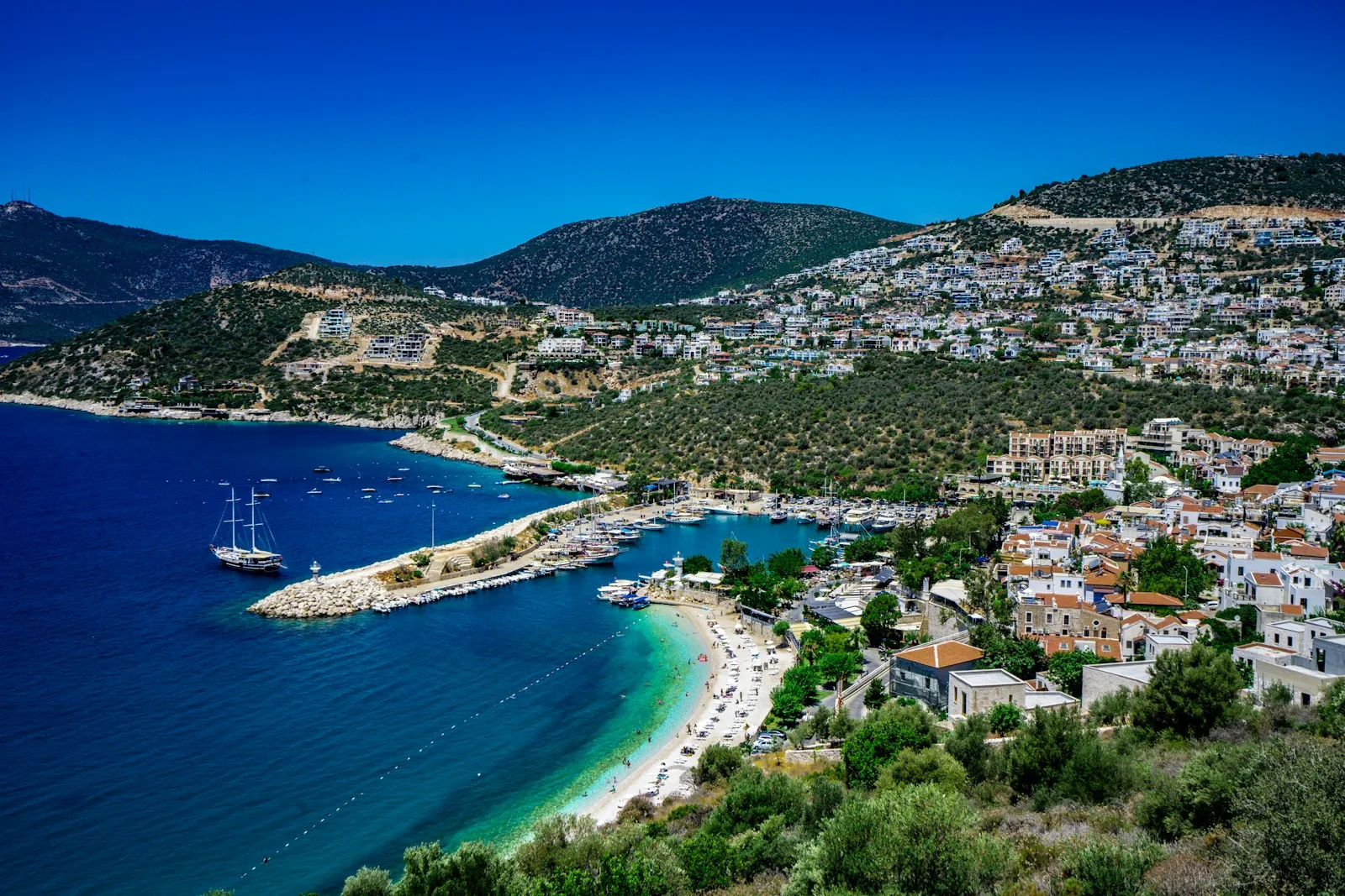 Coastal land on the Turkish Riviera — what may be built on a plot is decided by its zoning status, long before any design begins