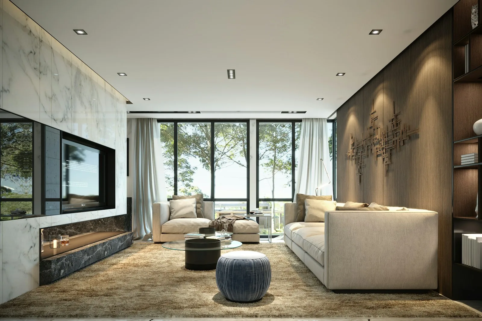 A completed home above the Mediterranean — the point of the entire legal sequence