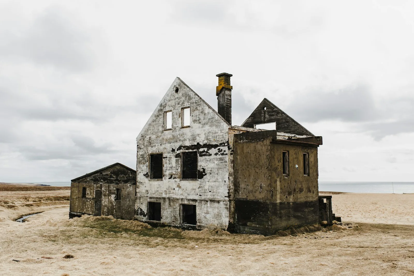 The decision starts here — an older property is assessed not by its finishes but by the condition of the structure beneath them