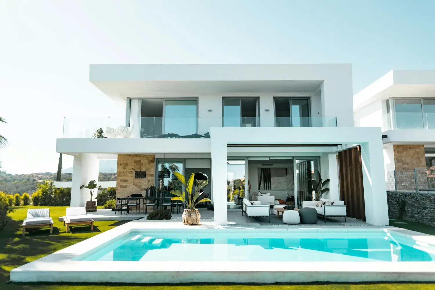 Staircase designed by Construction Antalya interior design and interior architecture studio